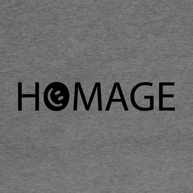 Homage artistic typography design by DinaShalash